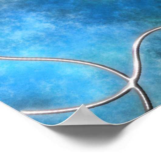 Ring van de waterdruk poster (Hoek)