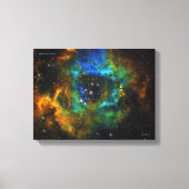 Ring van God - Rosette Nebula - Klein Canvas Print (Voorkant)