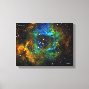 Ring van God - Rosette Nebula - Klein Canvas Print