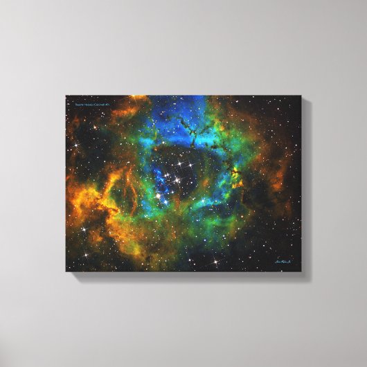 Ring van God - Rosette Nebula - Klein Canvas Print (Voorkant)