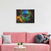 Ring van God - Rosette Nebula - Klein Canvas Print (Insitu (Woonkamer))