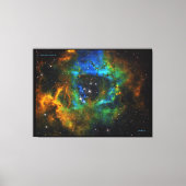 Ring van God - Rosette Nebula - onderscheiden Canv Canvas Afdruk (Voorkant)