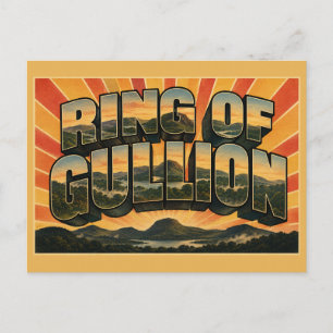 Ring van Gullion Noord-Ierland Vintage Reizen  Briefkaart
