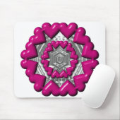 Ring van harten Valentijn Muismat (Met muis)