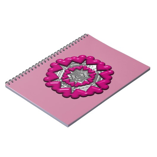 Ring van harten Valentijn Notitieboek (Linkerzijde)