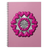 Ring van harten Valentijn Notitieboek (Voorkant)