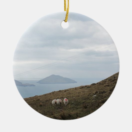 Ring van Kerry, Ierland Keramisch Ornament (Voorkant)