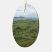 Ring van Kerry Ireland Irish Ocean Uitzicht Keramisch Ornament (Links)