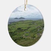 Ring van Kerry Ireland Irish Ocean Uitzicht Keramisch Ornament (Links)