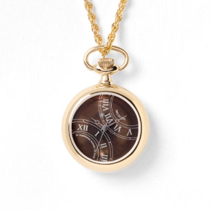 Ring van koperen RN Ketting horloge