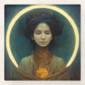 Ring van Light 2 Fantasy Sci-fi Glazen Onderzetter (Voorkant)