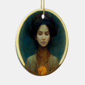 Ring van Light 2 Fantasy Sci-fi Keramisch Ornament (Rechts)