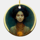 Ring van Light 2 Fantasy Sci-fi Keramisch Ornament (Achterkant)