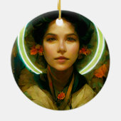 Ring van Light Fantasy Sci-fi Keramisch Ornament (Achterkant)