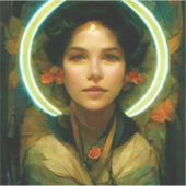 Ring van Light Fantasy Sci-fi Sticker (Voorkant)