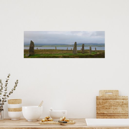 Ring van Poster van Brodgar (Keuken)