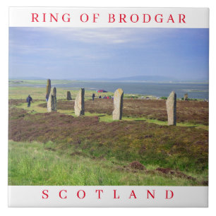 Ring van uitzicht van Brodgar Tegeltje