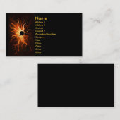 Ring van visitekaartje tegen brand (Voorkant / Achterkant)