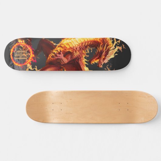 *~* Ring van Vuur AP88 Fierce Element Dragon Persoonlijk Skateboard (Horizontaal)