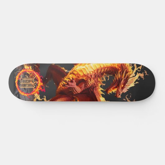 *~* Ring van Vuur AP88 Fierce Element Dragon Persoonlijk Skateboard (Horizontaal)