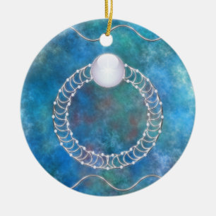 Ring van waterversiering keramisch ornament