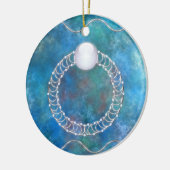 Ring van waterversiering keramisch ornament (Links)