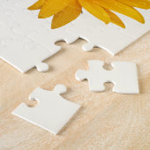 Ring van zonnebloemen legpuzzel (Zijkant)