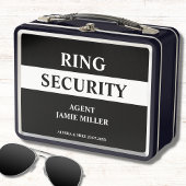 Ring Veiligheid Ring Drager Agent Secret Box