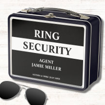 Ring Veiligheid Ring Drager Agent Secret Box
