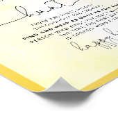 Ring zoek zonnebloemen bruiloftsspel bord poster (Hoek)