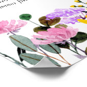 Ring zoektocht wilde bloemen gazon bruidsfeest spe poster (Hoek)