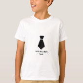 Ringbearer Dress Up Stropdas Custom Name Wedding 2 T-shirt (Voorkant)