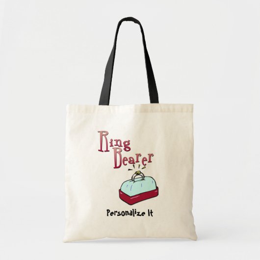 Ringbearer Favors and Tee Shirts Tote Bag (Voorkant)