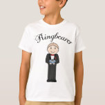 Ringbearer Kinder Tee Shirt<br><div class="desc">Kleine ringbetogerT T shirt voor je bruiloft.</div>