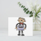 Ringbearer Wedding Rings Pillow Briefkaart (Staand voorkant)