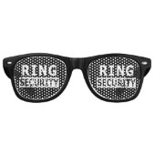 Ringbeveiliging Ringdrager Jongens Cadeaus Retro Zonnebril (Voorkant)