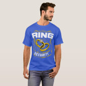 Ringbeveiliging Trouwfeest Ringdrager T-shirt (Voorkant volledig)