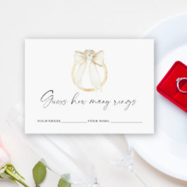 Ringboog Hoeveel ringen bruidsspel Informatiekaartje