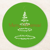 Ringboom Ronde Kartonnen Onderzetter (Voorkant)