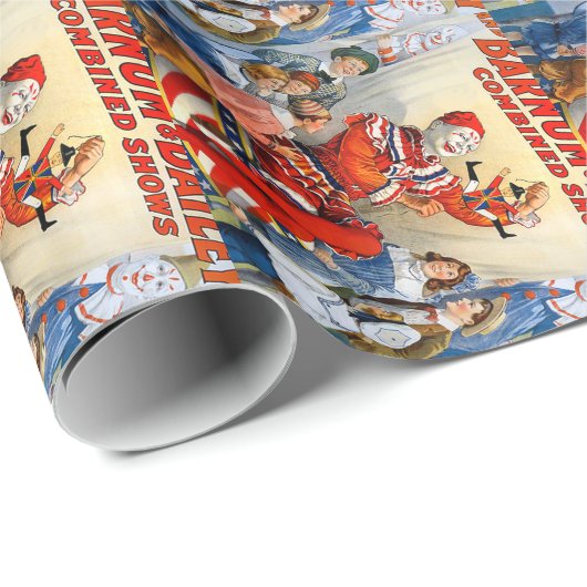  ringbroers Koud Circus Poster Kind Cadeaupapier (Rol Hoek)