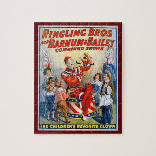 ringbroers Koud Circus Poster Kind Legpuzzel