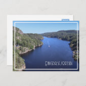 Ringdalsfjorden Zomerlandschap Uitzicht Feestdagenkaart (Voorkant / Achterkant)