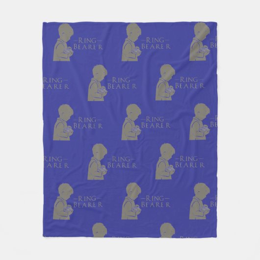 Ringdrager aandenken fleece deken (Voorkant)