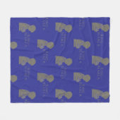 Ringdrager aandenken fleece deken (Voorkant (Horizontaal))