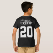 Ringdrager Beveiliging T-shirt (Achterkant volledig)