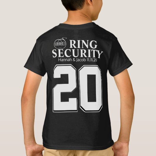 Ringdrager Beveiliging T-shirt (Achterkant)
