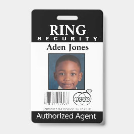 Ringdrager Beveiligingsbadge Badge