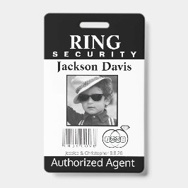 Ringdrager Beveiligingsbadge Badge