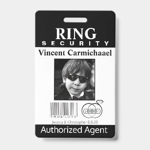 Ringdrager Beveiligingsbadge Badge