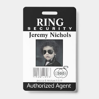 Ringdrager Beveiligingsbadge Badge
